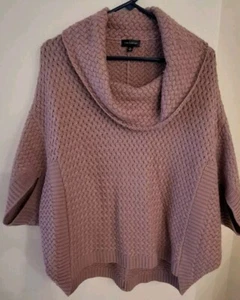 The Limited Pink Cowl Neck Knit Long Sleeve Pullover Sweater Women's XL - Picture 1 of 4