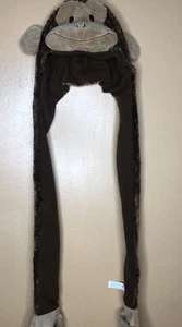 Cheeky Charlie Toddler Kids Hat Scarf Mitten Beige Brown Unisex - Picture 1 of 12