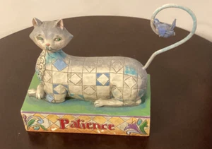 Jim Shore "PATIENCE" Kitty Cat & Bluebird figurine, Heartwood Creek, 2006  - Picture 1 of 3