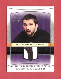 2003-04 FLAIR FINAL EDITION Peja Stojakovic COURTSIDE CUTS PATCH #CC-PS #d 03/55 - Picture 1 of 2