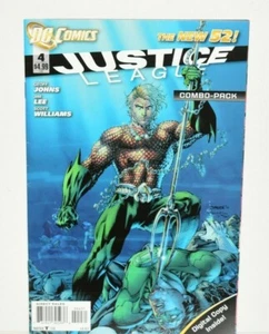JUSTICE LEAGUE # 4 COMBO-PACK DC Comic Feb 2012 NM - Picture 1 of 2