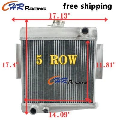 5 РЯД алюминиевый радиатор для 1963-1965 1964 Datsun Fairlady 1500 SPL310 1,5 л MT - Изображение 1 из 4