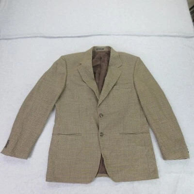 Yves Saint Laurent Sport Coat Mens 42R Brown Suit Jacket Three Button Blazer * - Image 1 of 4