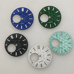 28.5MM Green Luminous Mechanical Watch Dial for NH34/NH38 Movement Accessories - Picture 1 of 12