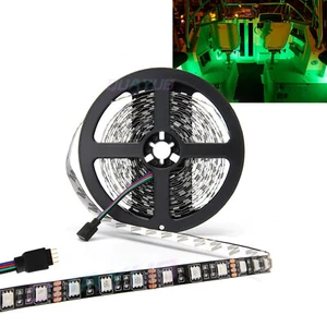 DC12V 16.4ft 2835 RGB white Waterproof 300LED Flexible Tape Strip Light Green - Picture 1 of 10