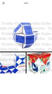 ShengShou Magic Snake White and Blue Twist Puzzle Twisty Toy - US SELLER - - Picture 1 of 1