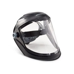 Jackson 14201 Clear Anti Fog Safety Face Shield Headgear Cutting Grinding Z87.1 - Picture 1 of 10
