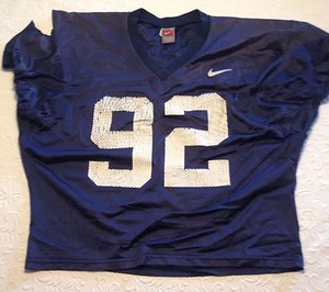 Camiseta deportiva de práctica de fútbol americano auténtica de los Citadel Bulldogs emitida por un jugador #92-Nike, talla L - Imagen 1 de 4