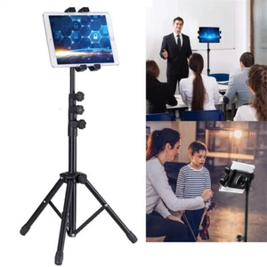 Heavy Duty Universal Floor Tablet Tripod Stand Adjust iPad Pro 4.7-12.9"Meeting| - Picture 1 of 16