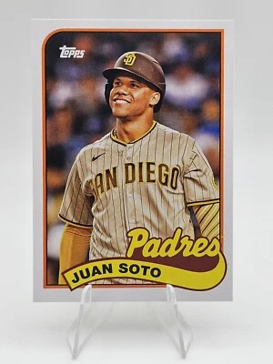 2023 Topps Archives 1989 Double Headers Juan Soto Fernando Tatis Jr #89DH-14 Pad - Image 1 of 2