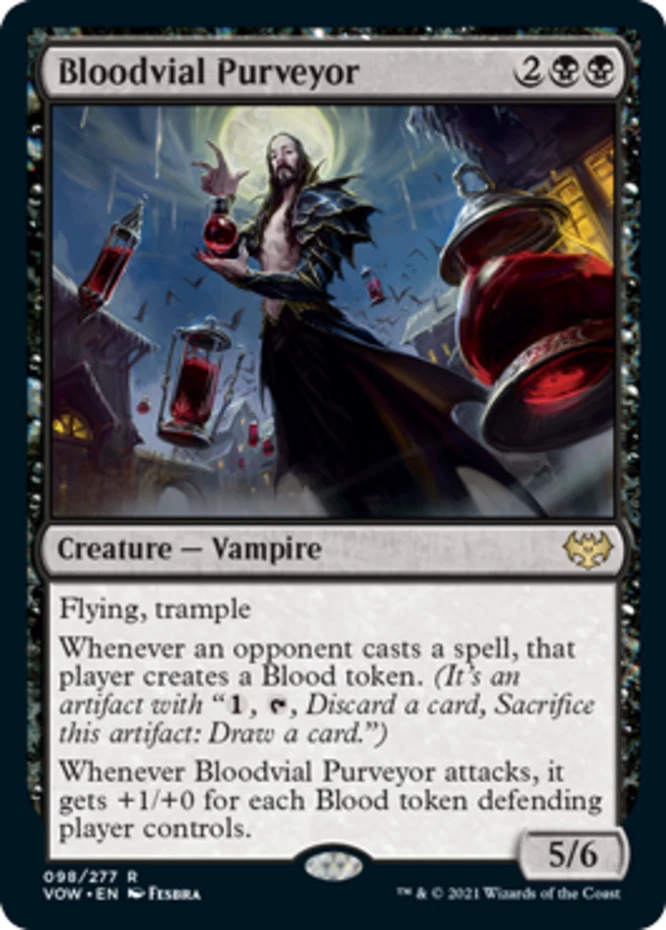 x1 Bloodvial Purveyor R MTG Innistrad: Crimson Vow M/NM, English - Image 1 of 1