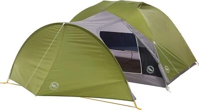 Big Agnes Blacktail Hotel 3 Person Green/Gray Camping Backpacking Tent Brand New