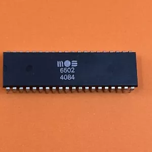 MOS 6502 CPU for Commodore VIC-20 / 1541 / Apple II / Oric/1 / BBC Working - Foto 1 di 1