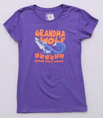 GRANDMA WOLF DO DO DO DO GREAT WOLF LODGE TEE T-SHIRT PURPLE CHOOSE SIZE  Foto 1 de 4
