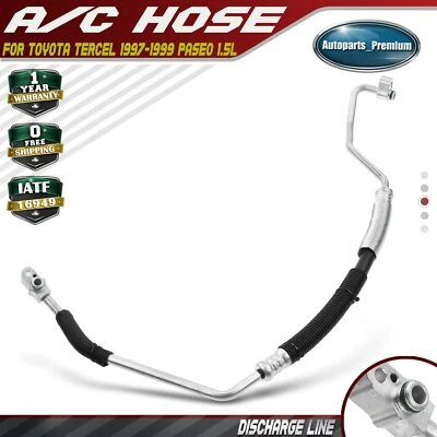 Línea de descarga para Toyota Paseo 97-98 Tercel 97-99 1,5 L compresor a condensador Foto 1 de 4