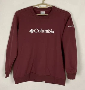 Columbia Sweatshirt Women's Pullover Crewneck Fleece Sz 1X Burgundy NWOT - Picture 1 of 13
