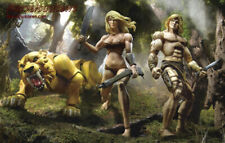 Marvel Legends - SDCC EXCLUSIVE Savage Land SHANNA  KA-ZAR & ZABU - 2008 MIB