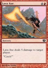 4x Lava Axe MTG 9th Edition NM Magic Regular