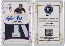 2017 Leaf Perfect Game National Showcase Purple /20 Tyler Ras #PA-TR1 Patch Auto