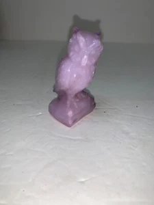 Vintage Boyd Glas lila Eule Figur 1979 - Bild 1 von 5