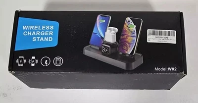 W02 4-in-1 Wireless Charger Stand Dock For iPhone, Apple Watch  - Image 1 of 2
