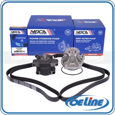 Bomba de agua de dirección asistida con correa para Ford Explorer Mountaineer 2006-2010 4,6 L Foto 1 de 4