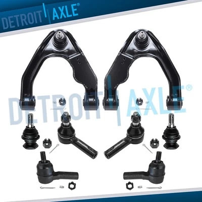 8pc Front Upper Control Arms + Suspension Kit for 2000-04 Nissan Frontier Xterra - Image 1 of 4
