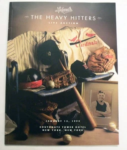 Vintage Leland's Auction Guide - Baseball Memorabilia - January 1992 - Foto 1 di 3