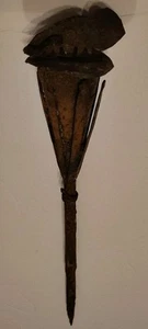 Bastón Espiritual De Colección Tribu Yoruba Benin, Hierro Circa 1800s - Imagen 1 de 13