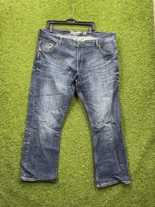 Wrangler Retro Jeans Herren 42x32 Dark Wash Blau Slim Boot Stretch Western Cowboy - Bild 1 von 10