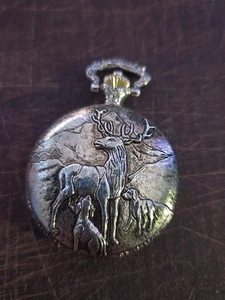 Reloj Bolsillo Vintage Con Estuche Hunter - Cuarzo Interno, Hong Kong - No Funciona - Imagen 1 de 7