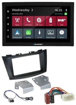 Blaupunkt DAB Bluetooth USB MP3 2DIN Autoradio für Suzuki Swift (ab 2010) - Bild 1 von 4