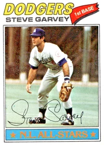 1977 Topps #400 Steve Garvey Baseball Card Los Angeles Dodgers Ex - Nr Mt - Picture 1 of 2