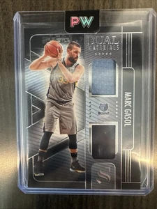2024-25 Panini Silhouette Marc Gasol Dual Materials Game Worn DMA-MGM - Picture 1 of 3