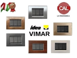 PLACCA VIMAR IDEA IN METALLO E LEGNO LA PANORAMICA CAL - Foto 1 di 25