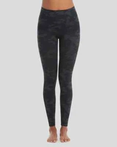 SPANX schwarze nahtlose Leggings Camouflage Look at Me Now hochtailliert, S (2-4), 68 $ - Bild 1 von 12