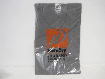 NEW Men's Haband Insta Dry Gray Short Sleeve Shirt Size 3XL FAST SHIPPING! - Image 1 of 4