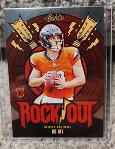 2024 Panini Absolute - Rock Out #RO-BNX Bo Nix (RC) - Picture 1 of 2