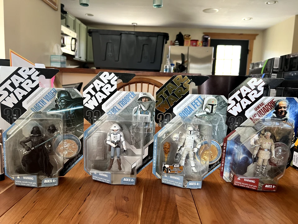 Star Wars 30th Anniversary Lot of 4 Ralph Mcquarrie Concept Art 3.75 - Image 1 of 4