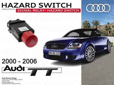 Audi TT 2000 A 2006 genuino relé de señal de giro de fábrica/interruptor de peligro -8N0941509B Foto 1 de 3