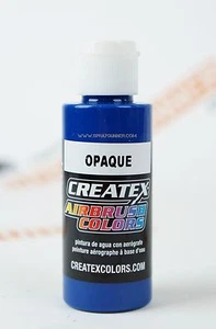 Createx Airbrush Colors 5201 Opaque Blue 2oz. water-based paint  - Picture 1 of 3