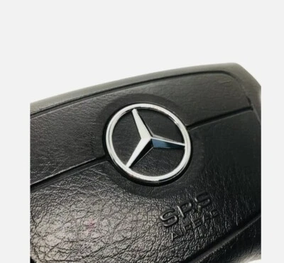 Steering Wheel Chrome Star Logo Emblem fits W124 W201 W202 W210 W208 W140 - Image 1 of 2