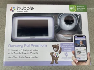 Hubble Connected Nursery Pal Premium 5" Smart HD baby monitor con touch screen - Foto 1 di 6