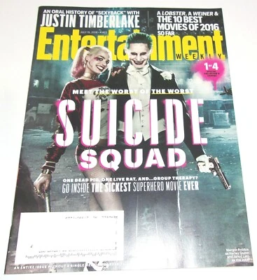 Suicide Squad Entertainment Weekly Jul 2016 Harley Joker Zelda Williams Devine - Image 1 of 2