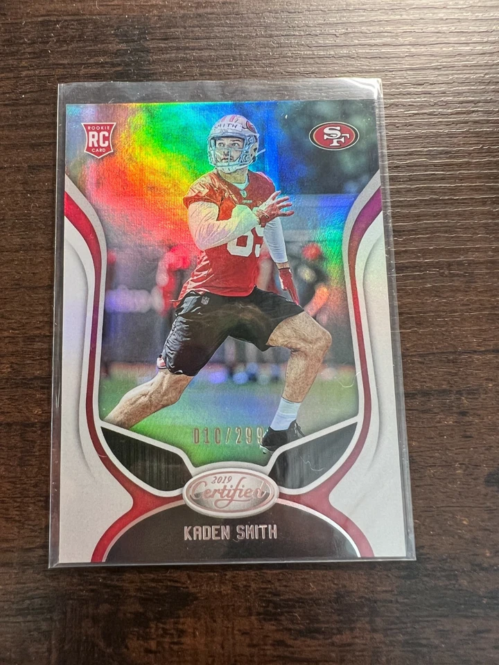 A85,712 - 2019 Certified Mirror Silver #176 Kaden Smith/299 - Image 1 of 1