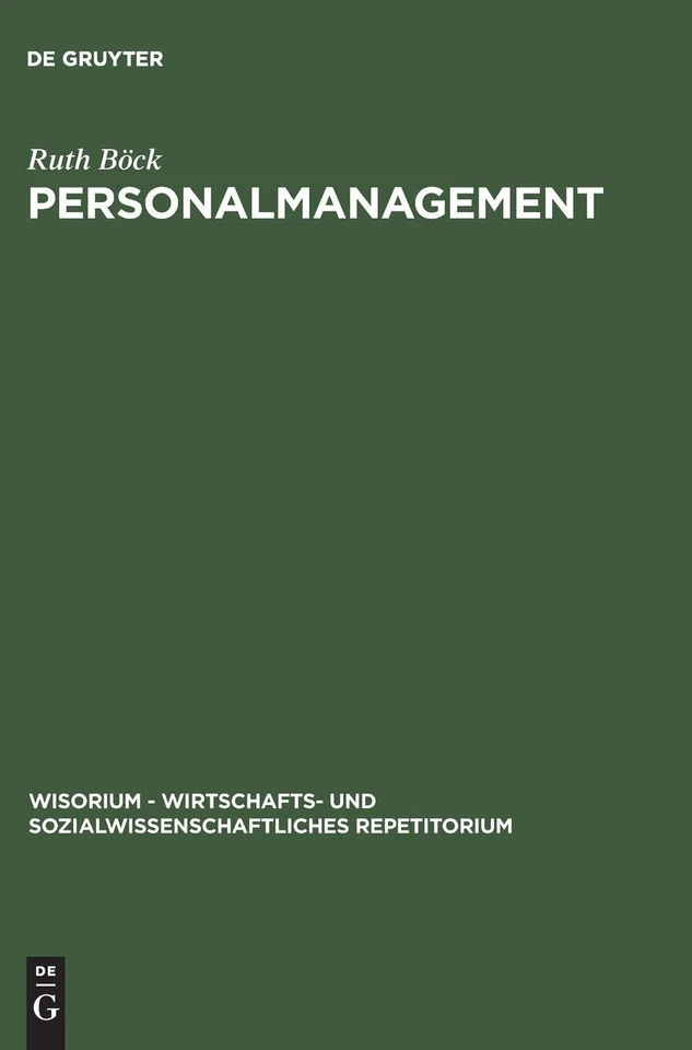 Personalmanagement (Wisorium - Wirtschafts- Und Sozialwissenscha - Image 1 of 1