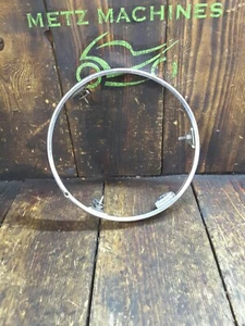 1973 Honda CB550 CB 550 OEM headlight trim ring chrome slightly bent - Picture 1 of 7