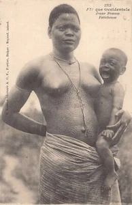 Benin - ETHNIC NUDE - Fetish woman - Publ. Fortier 1323 - - Bénin - NU ETHNIQUE - Picture 1 of 2