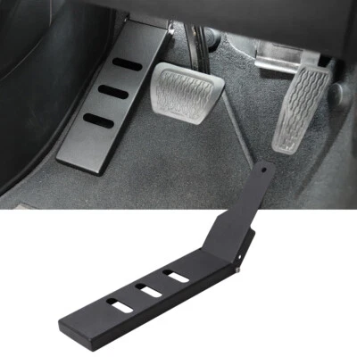 Reposapiés lateral izquierdo pedal muerto de acero para Jeep Wrangler 18+ JL JLU Gladiator negro Foto 1 de 4