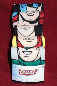 DC Comics Liga de la Justicia 5 Relaciones Públicas Informales Crew Calcetines (Hombres Talla 8-12) Batman Superman - Imagen 1 de 5